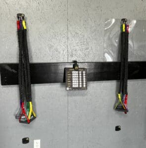A wall mounted Crossover Symmetry station